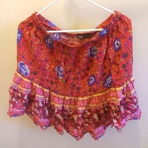 Y2K ruffle Drawstring 🌸 skirt